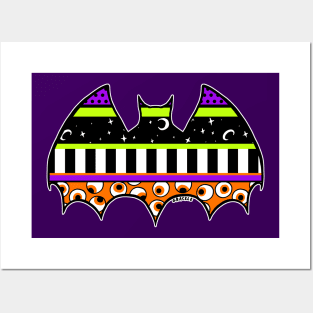 Halloween Busy Stripes Posters and Art